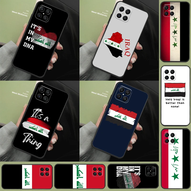 Iraqi Iraq National Flag Phone Case For Huawei P50 P40 P30 P20 Lite Nova 5T P Smart 2021 Honor X8 X7 X9 50 Pro