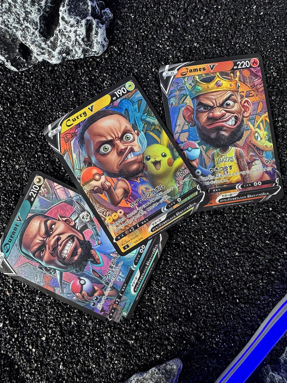 3 шт., баскетбольная карта Superstars X PTCG, коллекционная карта Pichu Charizard Gengar, текстура грубой цвет, вспышка, классическая аниме-карта, подарочная игрушка 3 шт., баскетбольная карта Superstars X PTCG, коллекционная карта Pichu Charizard Gengar, текстура грубой цвет, вспышка, классическая аниме-карта, подарочная игрушка