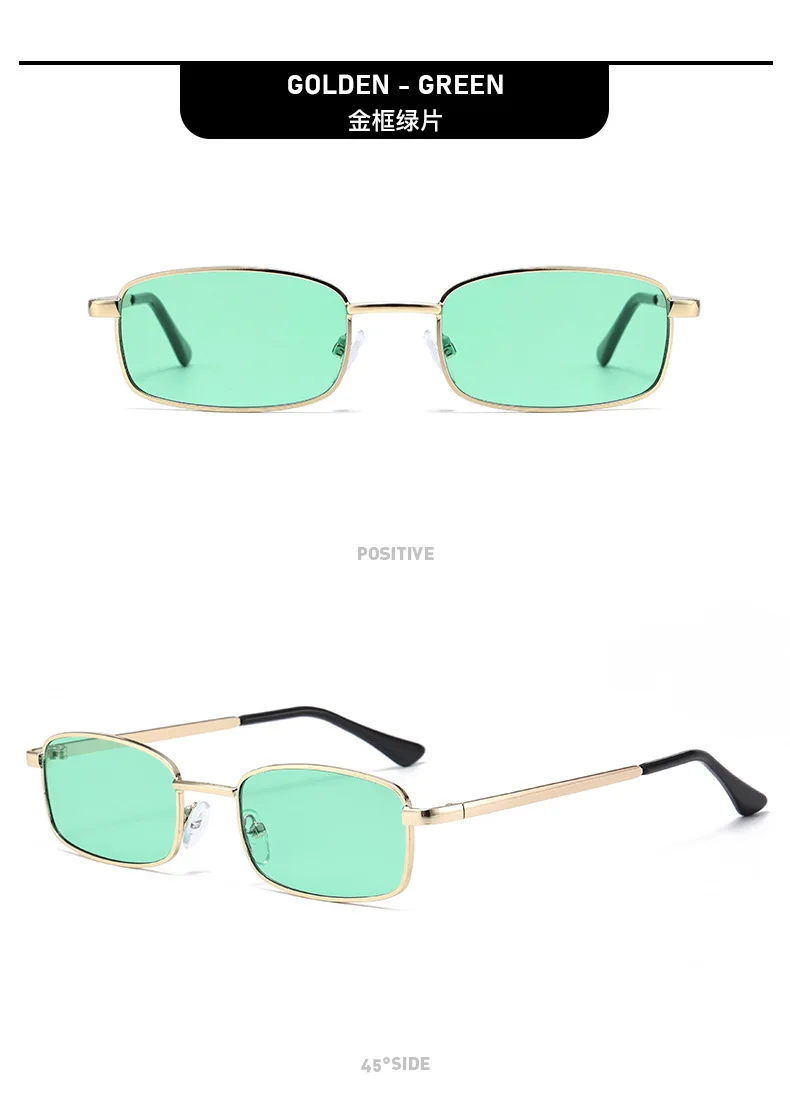 Quadratische Brille mit kleinem Rahmen, UV-Schutz-Sonnenbrille, modisch und vielseitig1008 – Detail 12