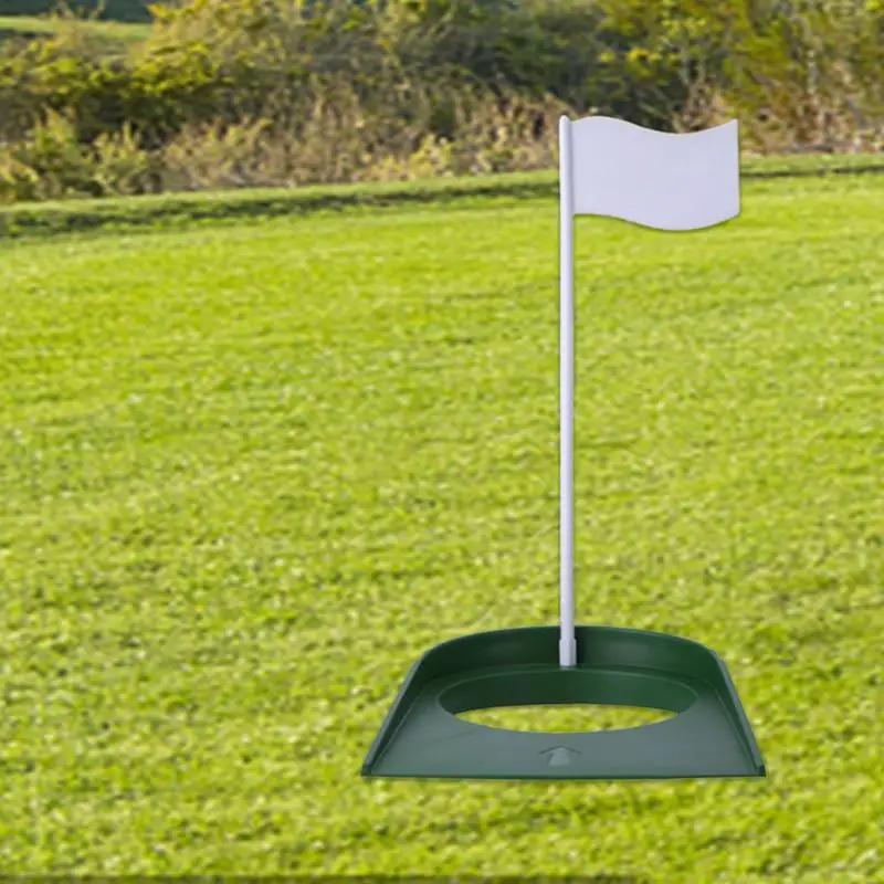 Juego de Putter de práctica de Golf para hombres y mujeres, copa de Golf para interiores con agujero de ayuda de entrenamiento oscilante de bandera para todas las direcciones para la oficina en casa