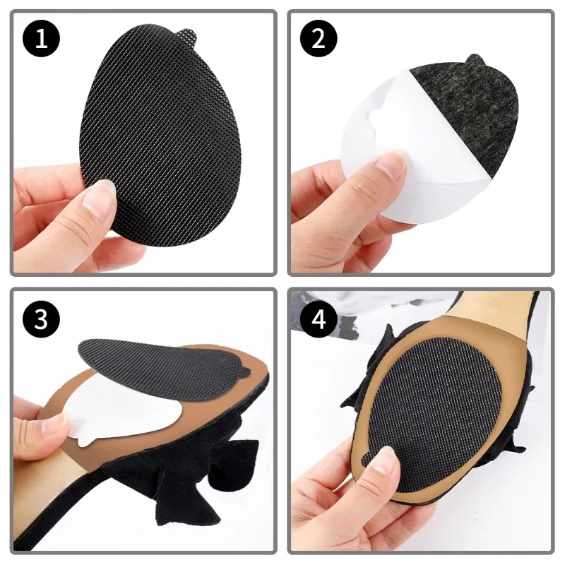 2-20pcs Non-slip Shoe Sole Protector High Heel Sandal Outsole Pad Oxford Frosted Sticker Non-slip Shoe Bottom Patch Pads Sticker