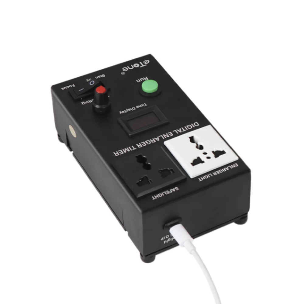 New Model eTone Digital Enlarger Timer Precision with Foot Switch Darkroom Photo Equipment 110V-220V