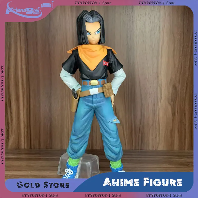 

Anime Dragon Ball Z Figure Android 17 Action Figure Android 18 PVC Statue Desktop Display Ornament Collection Model Toys Gifts