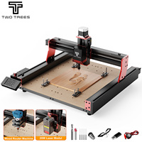 TwoTrees TTC450 Pro CNC Router Machine 4 Axis For Laser Engraving Cutting and cnc Machine GRBL Control Woodworking DIY Creation