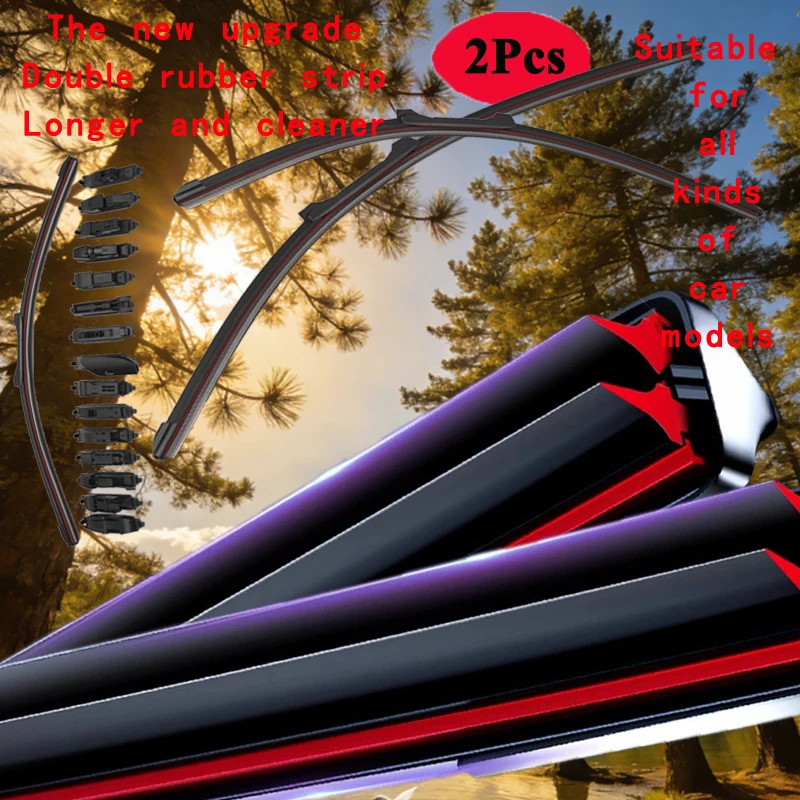 

For LANCIA THESIS 841 2001-2009 Car Windshield Wiper Blade Front Windscreen Washer Accessories Window Cleaning Replacement Parts