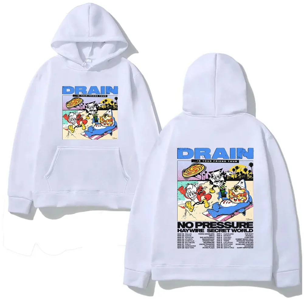 استنزاف الفرقة هو جولة صديقك 2026 هوديي الهيب هوب موضة مريحة البلوز فاسق الملابس Harajuku بلوفرات عالية الجودة