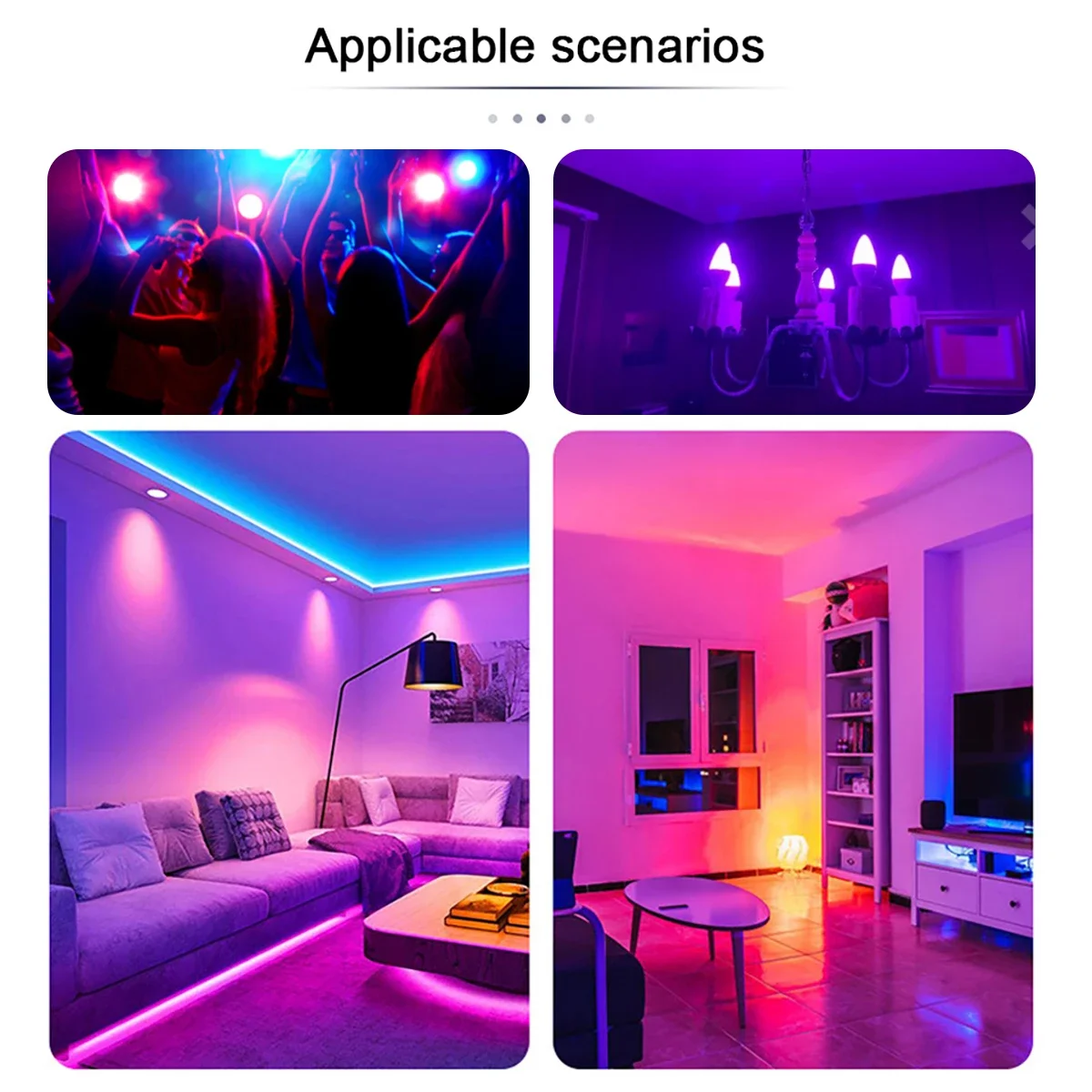 1-10PCS RGB GU10 LED Strahler Birne 24 Schlüssel Fernbedienung Dimmbar 6W AC220V 110V Bunte Änderung für Schlafzimmer Wohnzimmer Lampe – Detail 11