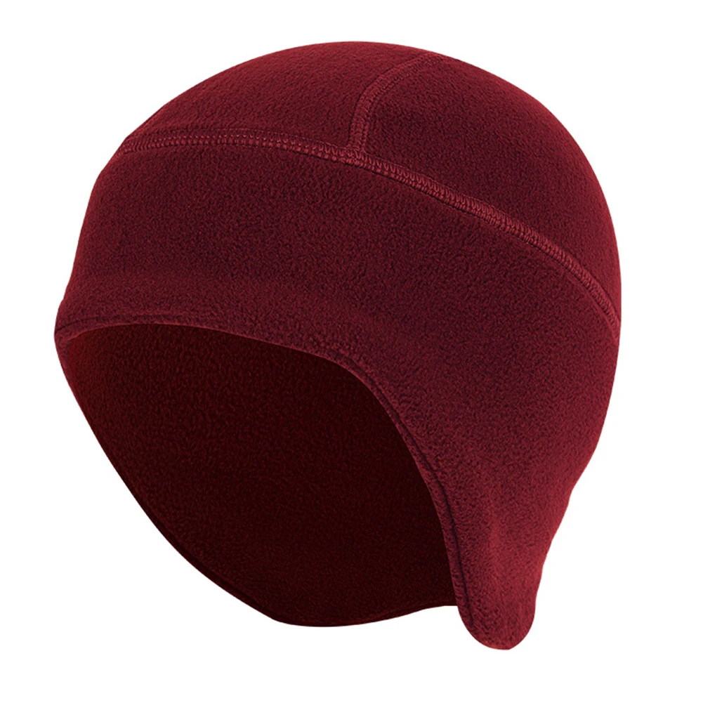 

Comfortable Beanie For Cycling Ski Ski Liner Hat 22 27cm Thermal Fleece Cap Full Coverage Design Men s Accessories