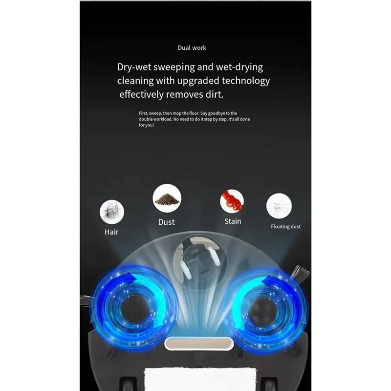 Подметальный робот, интеллектуальный бытовой пылесос, зарядка через USB, полностью автоматическая машина для пылесоса и мытья полов