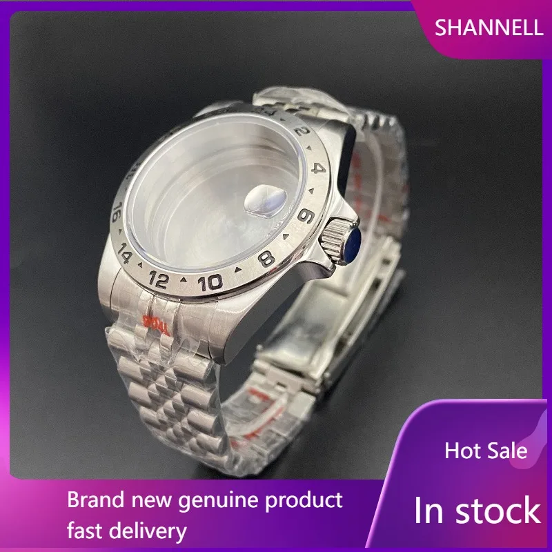 

39mm vintage case, five baht strap, sapphire magnifying glass, compatible with NH34/35/36 movements