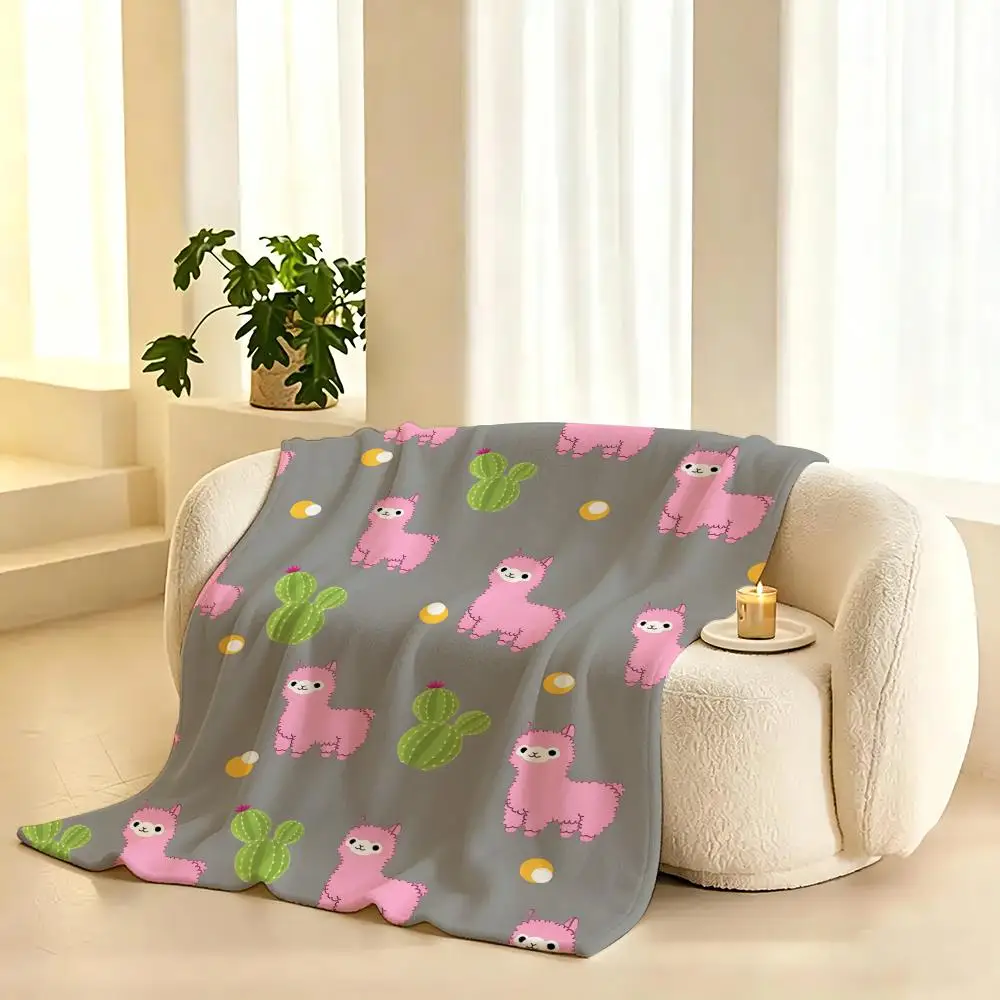 Alpaca Throw 240g flannel blanket, suitable for sofas, beds, offices,  exquisite gift blankets