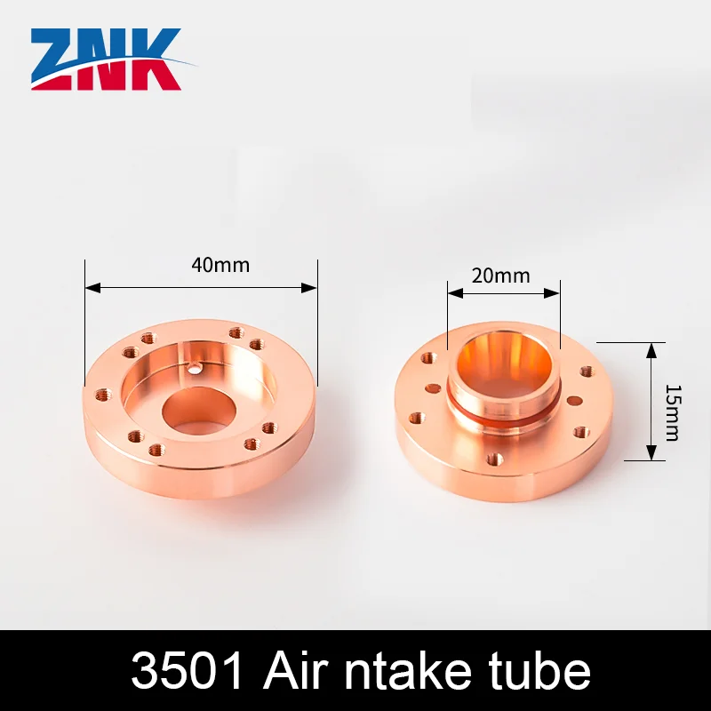 ZNK Denneng Laser Accessories Insulating Rings Air Intake Tubes Nozzle Assemblies Exhaust Tubes for Laser QT90 Connection Base