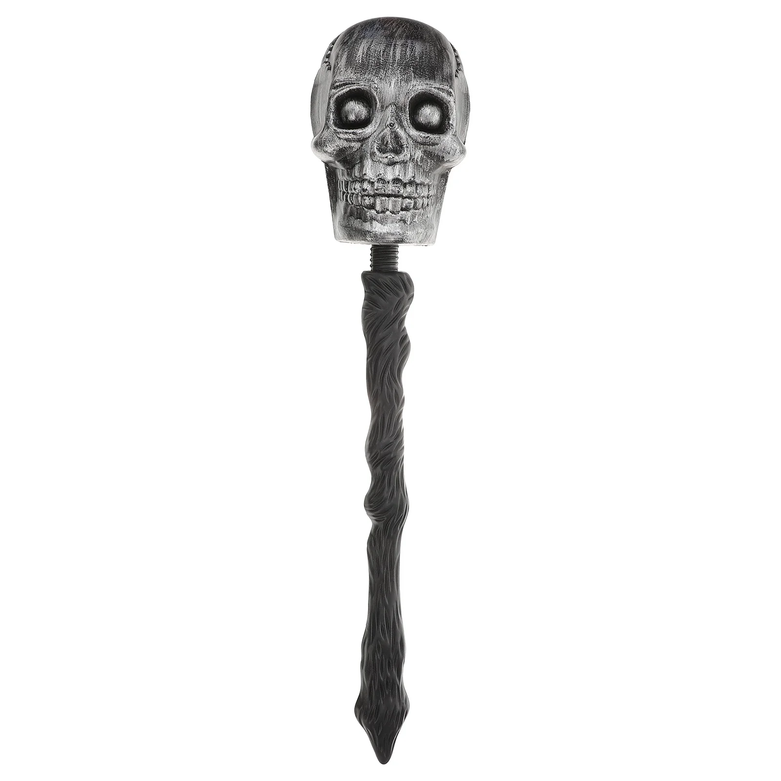 Skull Cane Party Costume Accessories Toy Human Head Scepter Plastic Festival Accessory Performance Props Wands Child