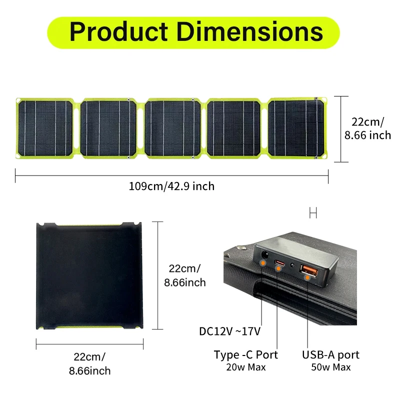 JMUYTOP Solar panel 12v to 17v DC For 12 Voltage car battery storage power station solar charger 5v For outdoor phone power bank