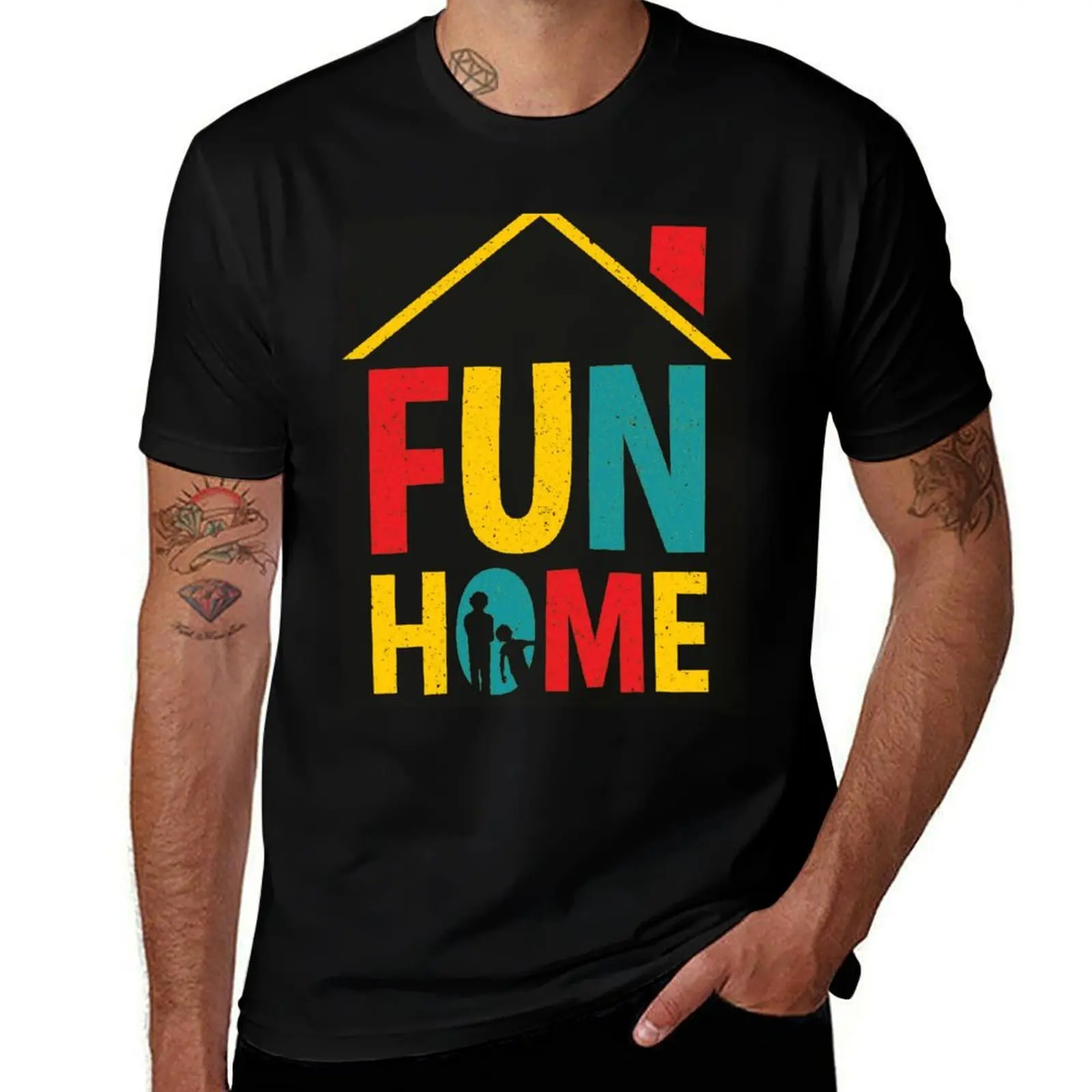 

Fun Home Logo T-Shirt funny t shirts cotton t shirts for man cotton funny funny t shirts man T-shirt