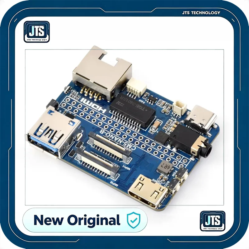 Waveshare Nano Base Board (B) for Raspberry Pi Compute Module 5, Same Size As The CM5, For Evaluating The Raspberry Pi CM5
