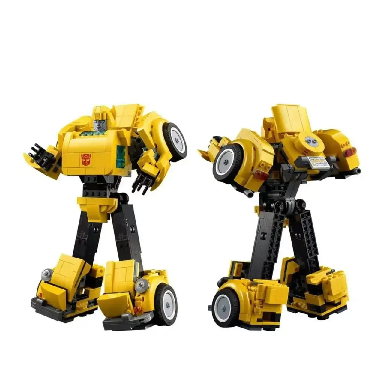 950Pcs Yellow Robot Truck Car Toys Building Blocks 10338 Truck Transformationed Autobot Deformation Gift For Children