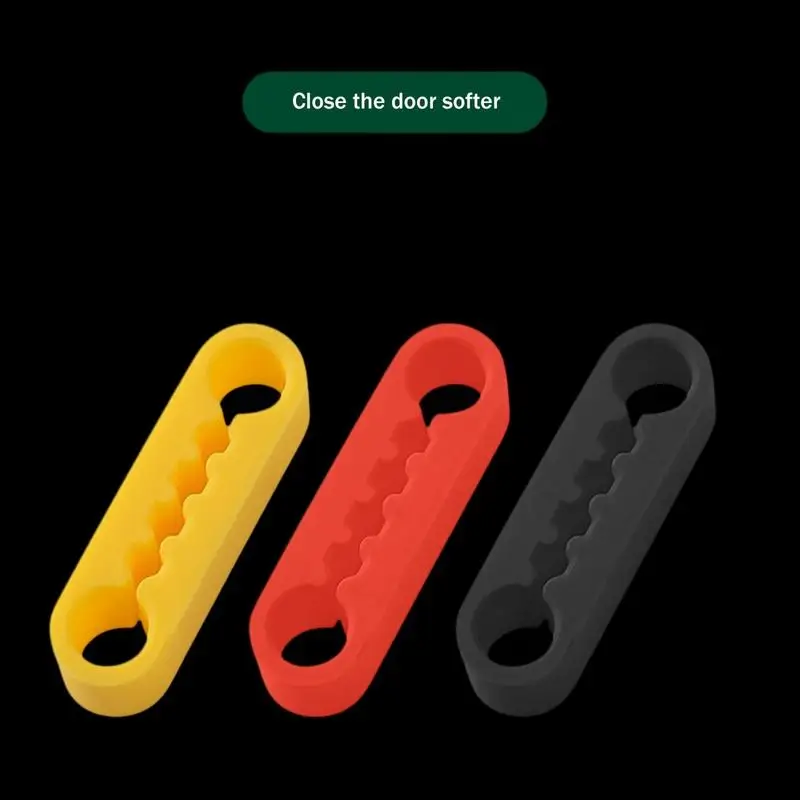 

Car Door Lock Silicone Cover Absorber Pads Door Lock Latch Protective Covers Anti-Collision Silicone Soundproofing Cover