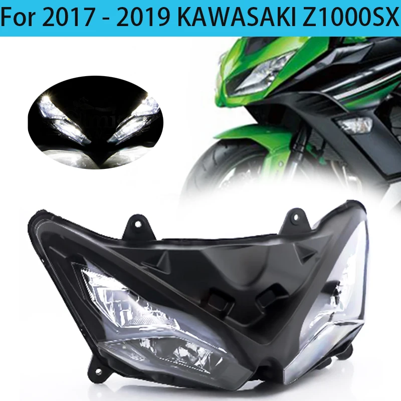 17-21 Z1000SX Head Light LED for KAWASAKI Z1000 SX Z 1000SX Ninja1000 2017 2018 2019 - 2021 Motorcycle Front Headlight Headlamp