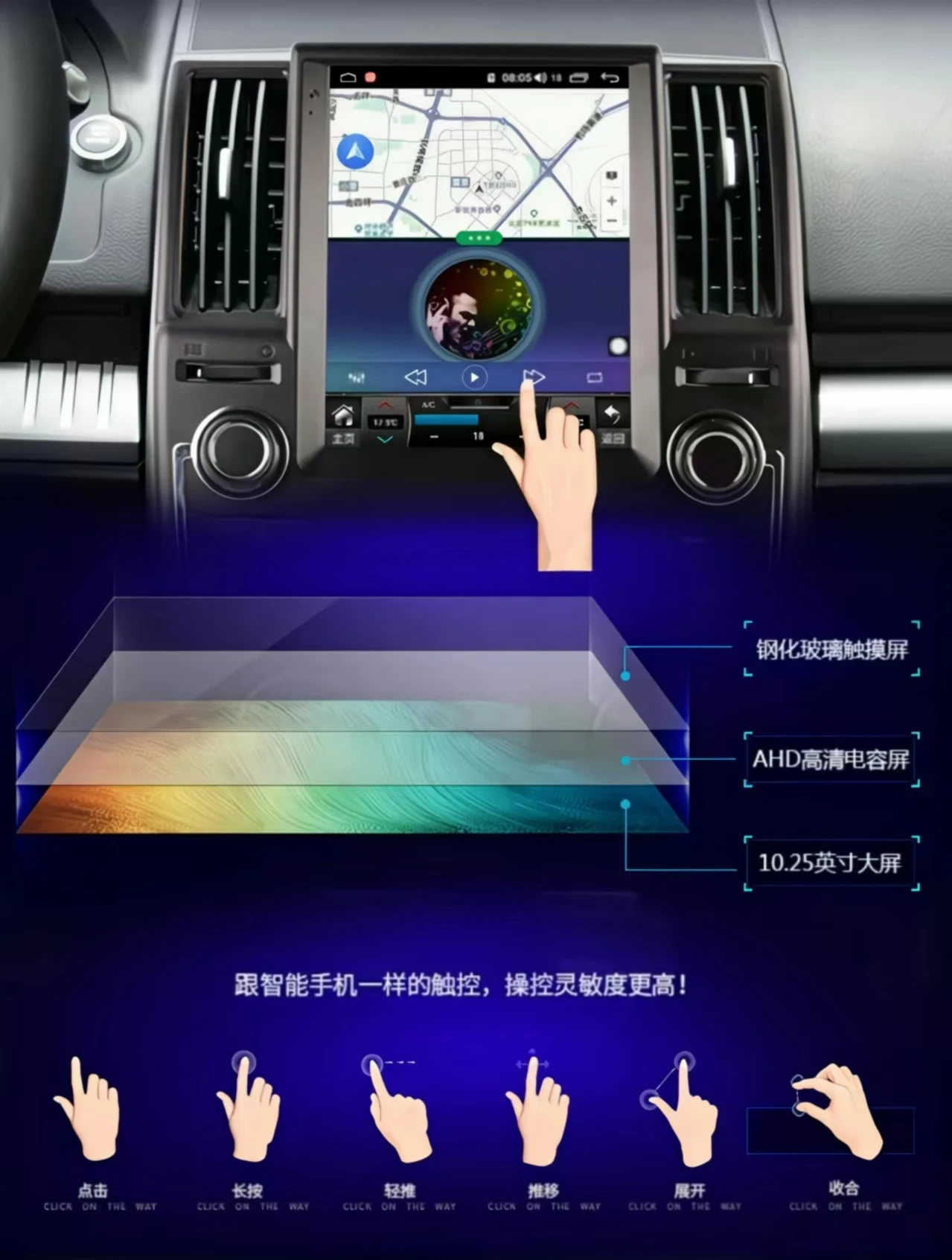Android15 Screen Car Multimedia Player For Land Rover Freelander 2 LR2 L359 2006~2015 Stereo GPS Radio Headunit Navigation