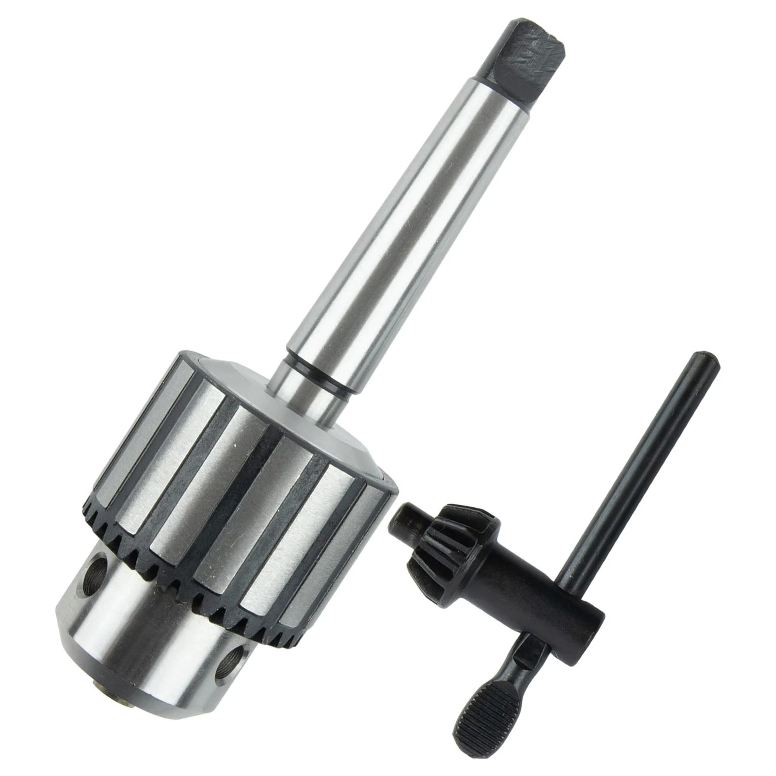 Drill Chuck Heavy Duty Drill Chuck with MT2 JT3 Shank and Key Suitable for High Precision Drilling and Lathe Operations