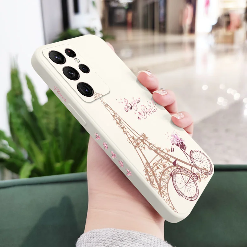 Etui na telefon Garden Tower do Samsung Galaxy S25FE S24 S23 S22 S21 S20 Ultra Plus FE S10 Note 20 ultra 10 Plus Cover — zdjęcie 6