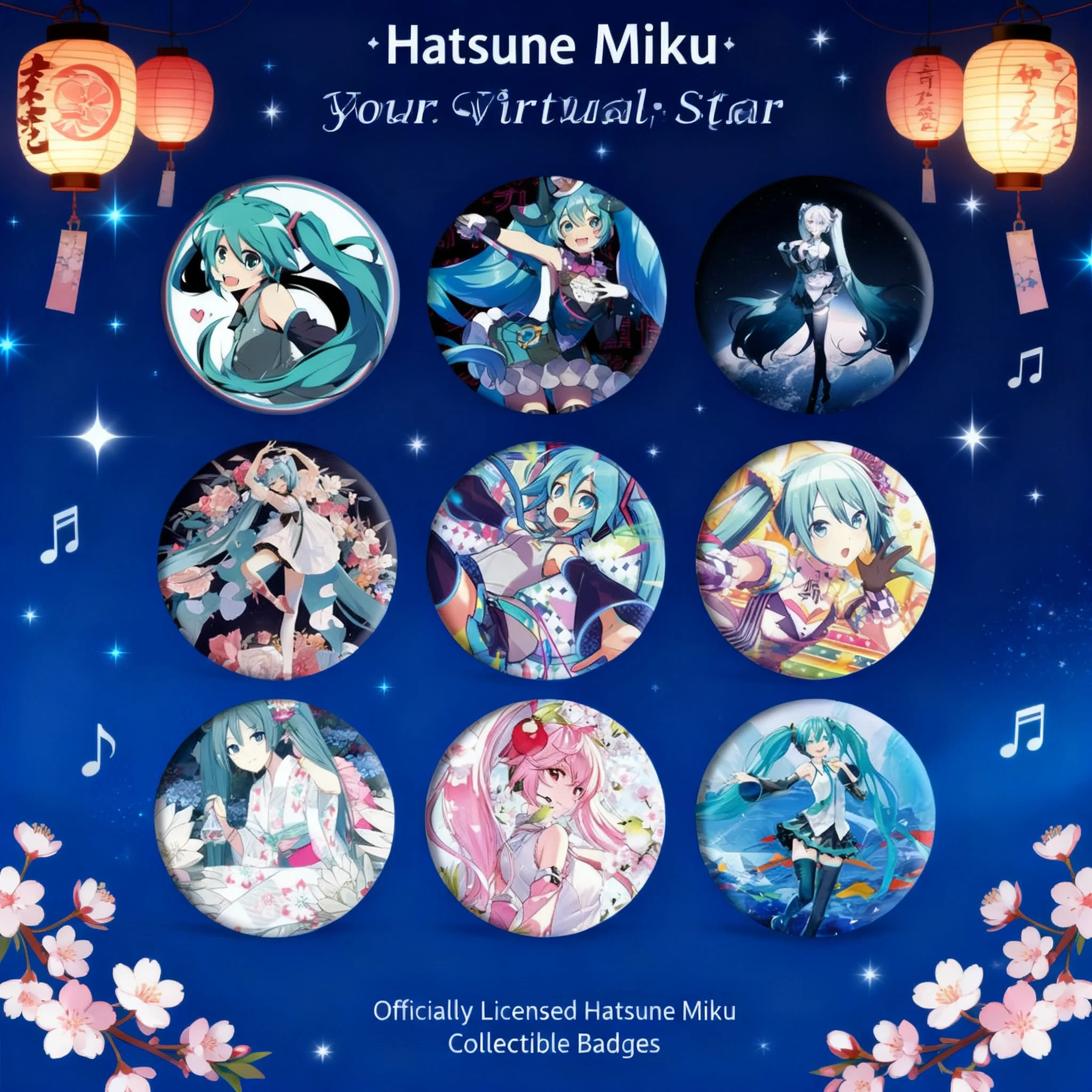 

Значок-пин с Хатсуне Мику, аниме-атрибутика, подарок для пар, украшение, брелок для сумки, аксессуары для косплея
