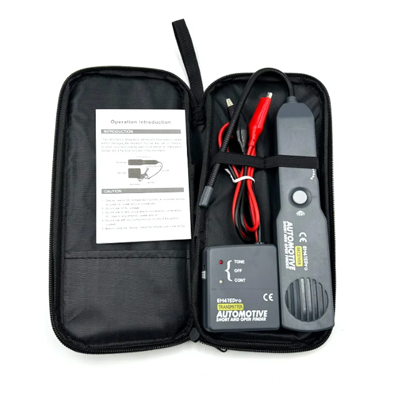 EM415PRO Automotive Short Cable Tracker & Open Wire Finder Universal 6-42V DC Repair Tool Detector Wire Tracer Diagnose