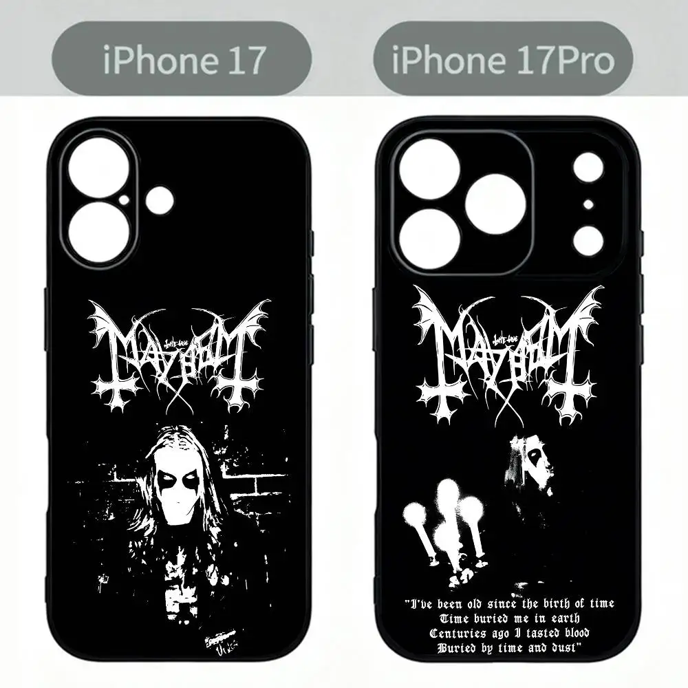 

Rock Band M-MayhemS Phone Case for iPhone 12-17 Air Plus Pro Max Satin Glossy Colorful Great Gift
