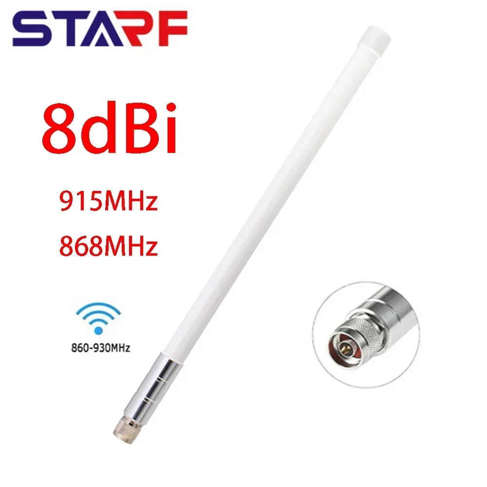 STARF For Omni Antenna 868MHz 915MHz 8dBi Fibreglass Material N Male Connector Compatible with For Helium Hotspot HNT Miner