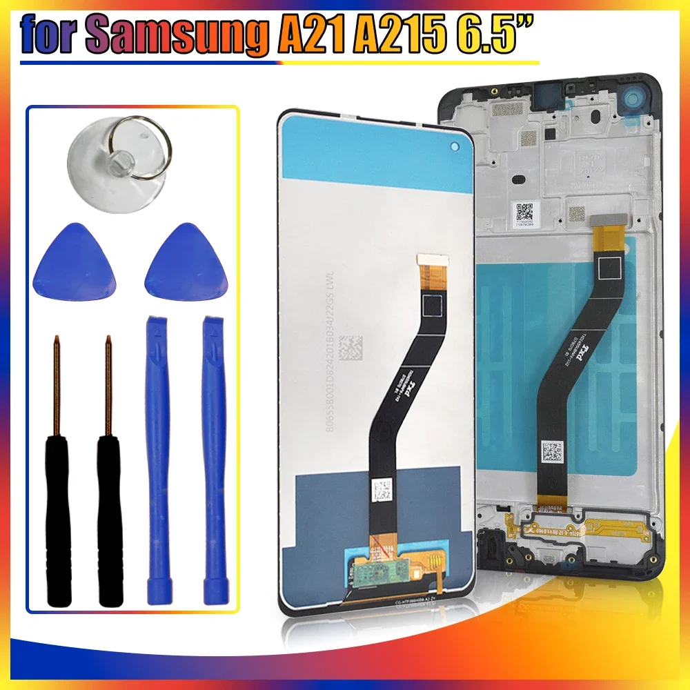 New Tested LCD for Samsung Galaxy A21 A215F LCD Display Touch Screen Replacement for Samsung A21 A215F A215U LCD Display Screen