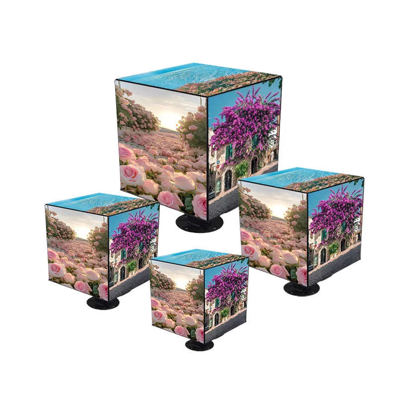 

Custom Full Color Waterproof Outdoor P3.91 Magic Cube Display Screen Led Advertising Screen Display