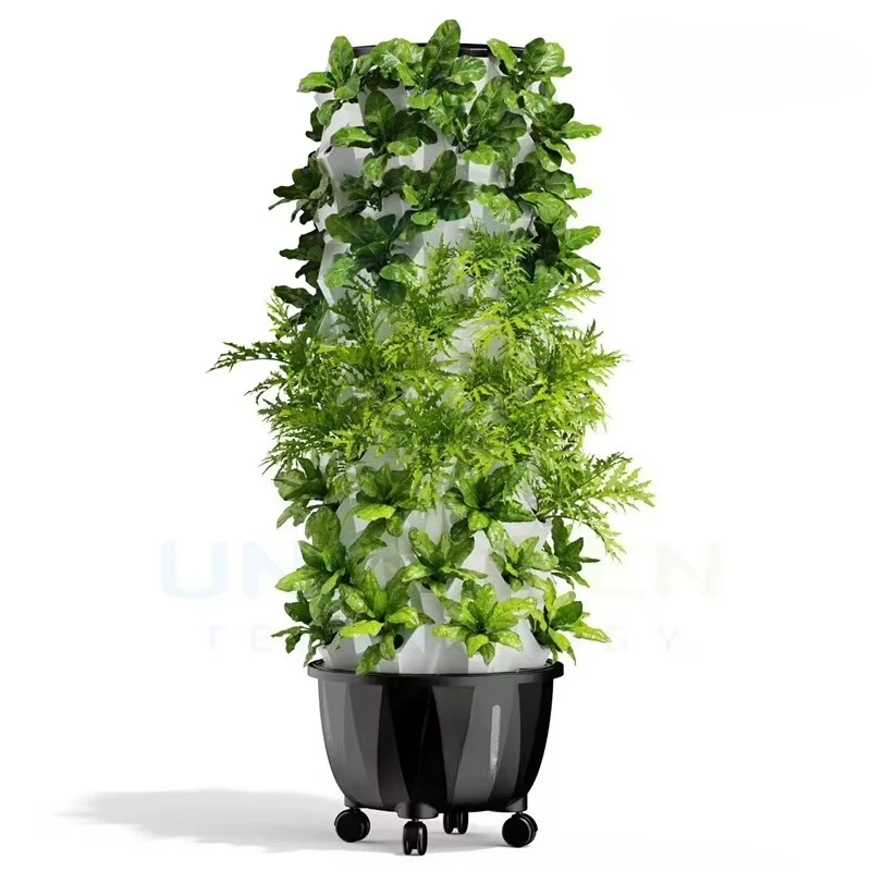 80 Holes Pineapple Tower Hydroponics Systems Indoor Tower System for Vegetable Growing