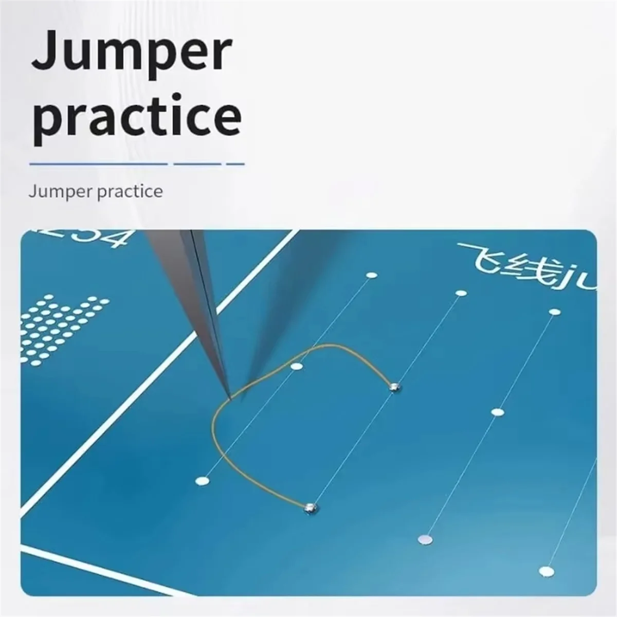 AA98 JT-6 SMD/SMT BGA Components Soldering Test Practice Board Disassembling and Assembling Welding Pad Practice