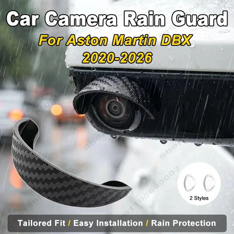 Protecteur d'objectif de caméra de voiture, 2 pièces, anti-poussière, anti-rayures, couverture autocollante imperméable pour Aston Martin DBX 2020 – 2026
