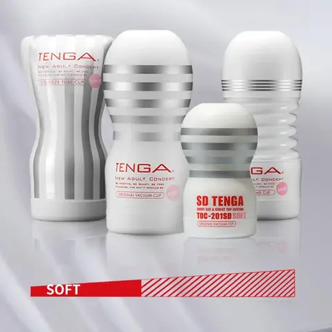 TENGA Male Masturbator Realistic Vagina Soft Stimulating Silicone Stretchable Pocket Pussy Artificial Blowjob Adult Massager