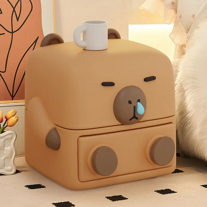 Stolik Nocny Prosty Dziecięcy Mały Nowoczesny Domowy Kremowy Szafka Do Przechowywania Sypialnia Stolik Nocny Dziecięcy