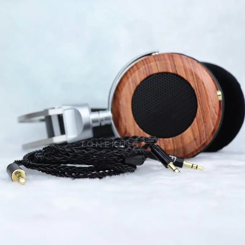 Toneking 150 150 Ом деревянные высокоимпедансные двойные динамические металлические кронштейны из орехового дерева Hi-Fi музыкальные стереонаушники гарнитура N650