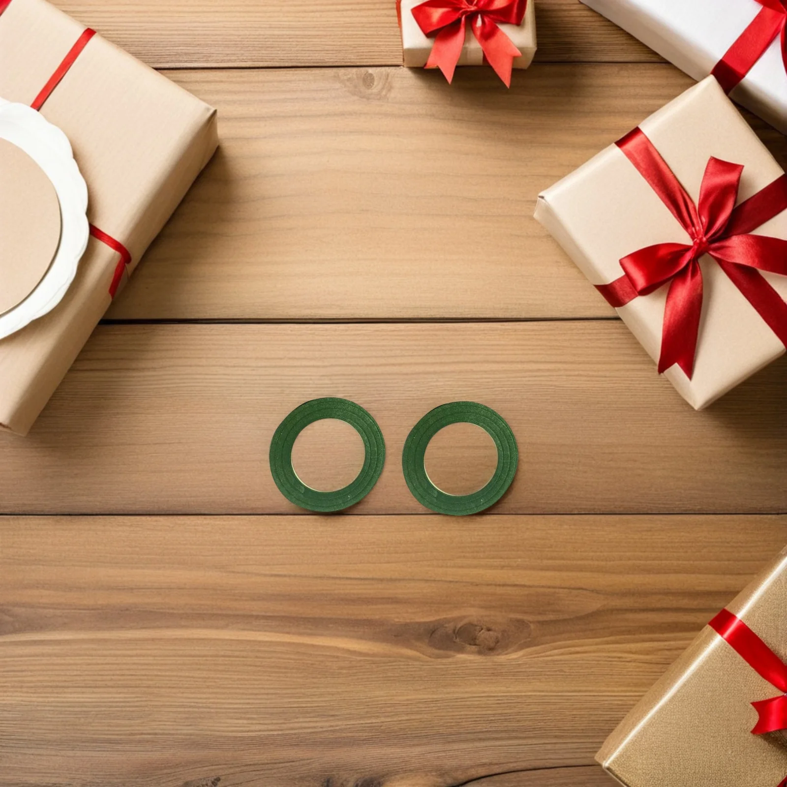 3 لفات شريط زهور خضراء شريط لف جذع الزهور DIY بها بنفسك باقة الزفاف تشكيلة زهور تغليف الهدايا سجل القصاصات الحرفية #3