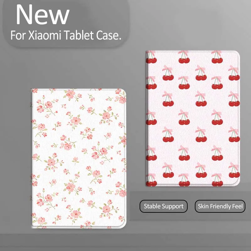 

Broken flower bow cherry For Xiaomi Redmi Mi Pad 4 5 6 7 8 K SE Mini Pro Plus Max 10.1 11.2 inch Tablet Case