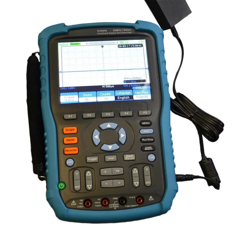 

SHS806 SIGLENT 60MHz 1GSa/s Storage Oscilloscope 2Mpts Memory Depth Resistance Diode Capacitance Continuity