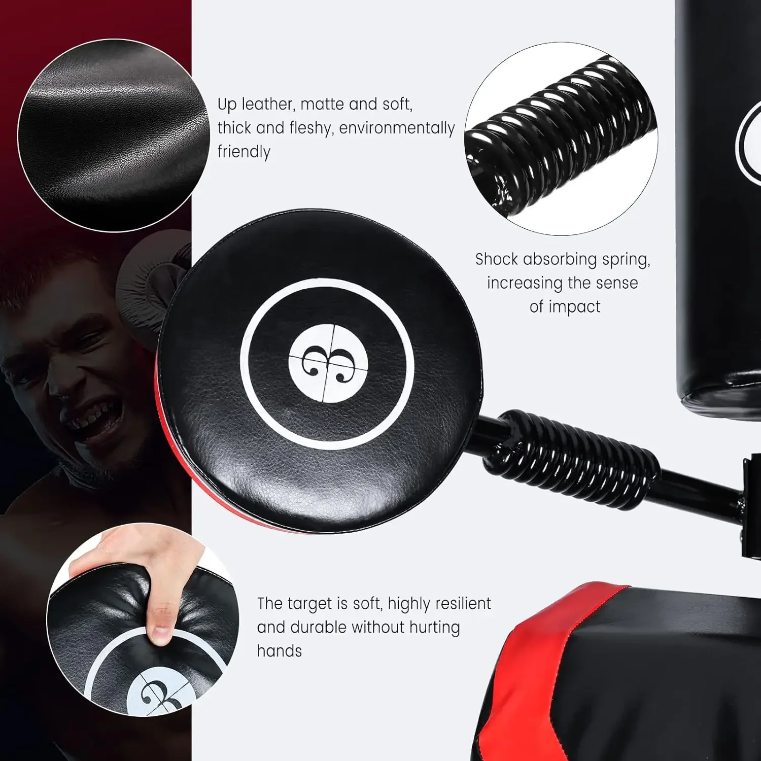 

Multi-Point Sparring Speed Boxing Target Wall Heavy-Duty Punching Bags,Human Battle Target