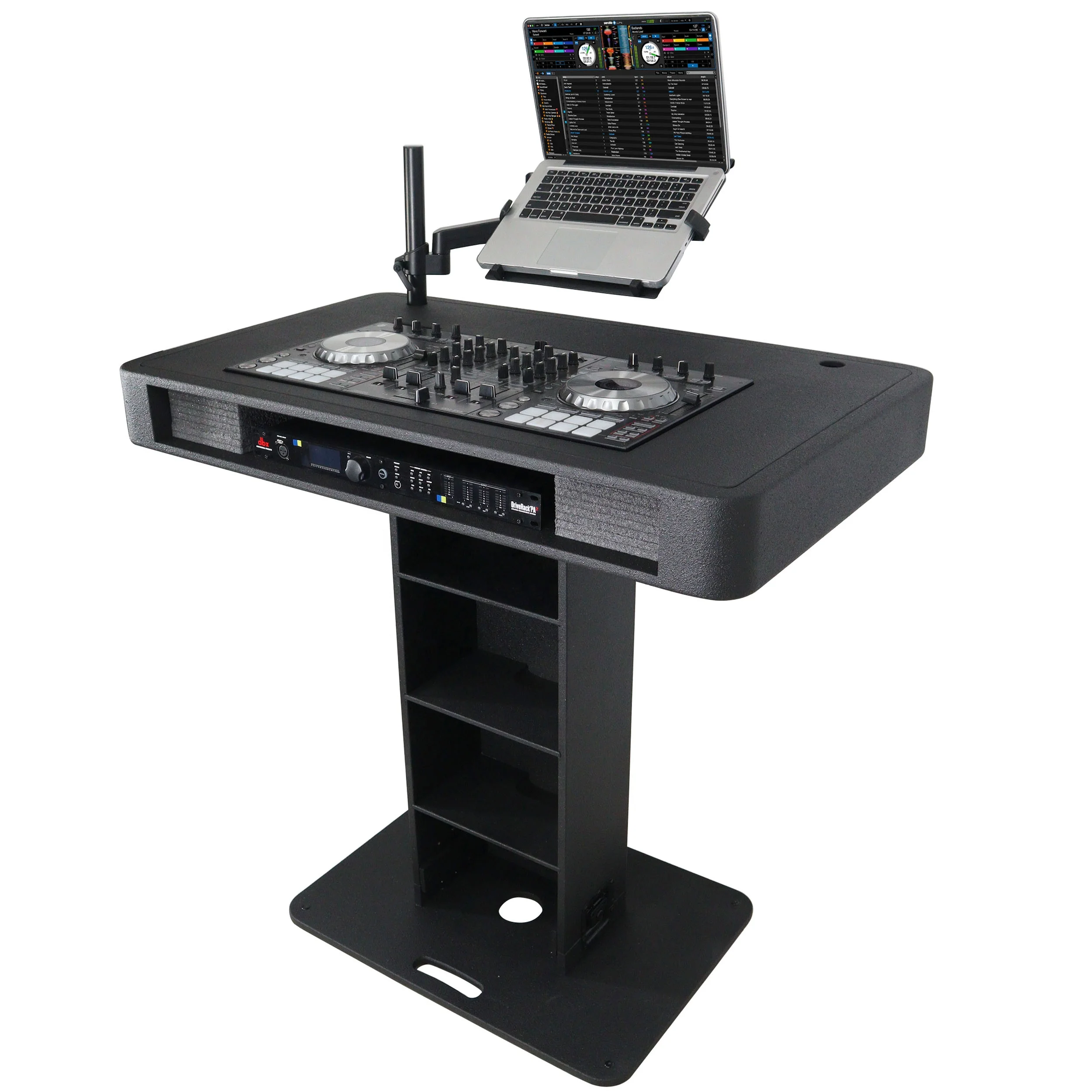 Дорожная подставка для подиума с черной отделкой Control Tower для Pioneer DDJ-REV7 XDJ-XZ DDJ-1000 RANE One с кейсом для полета