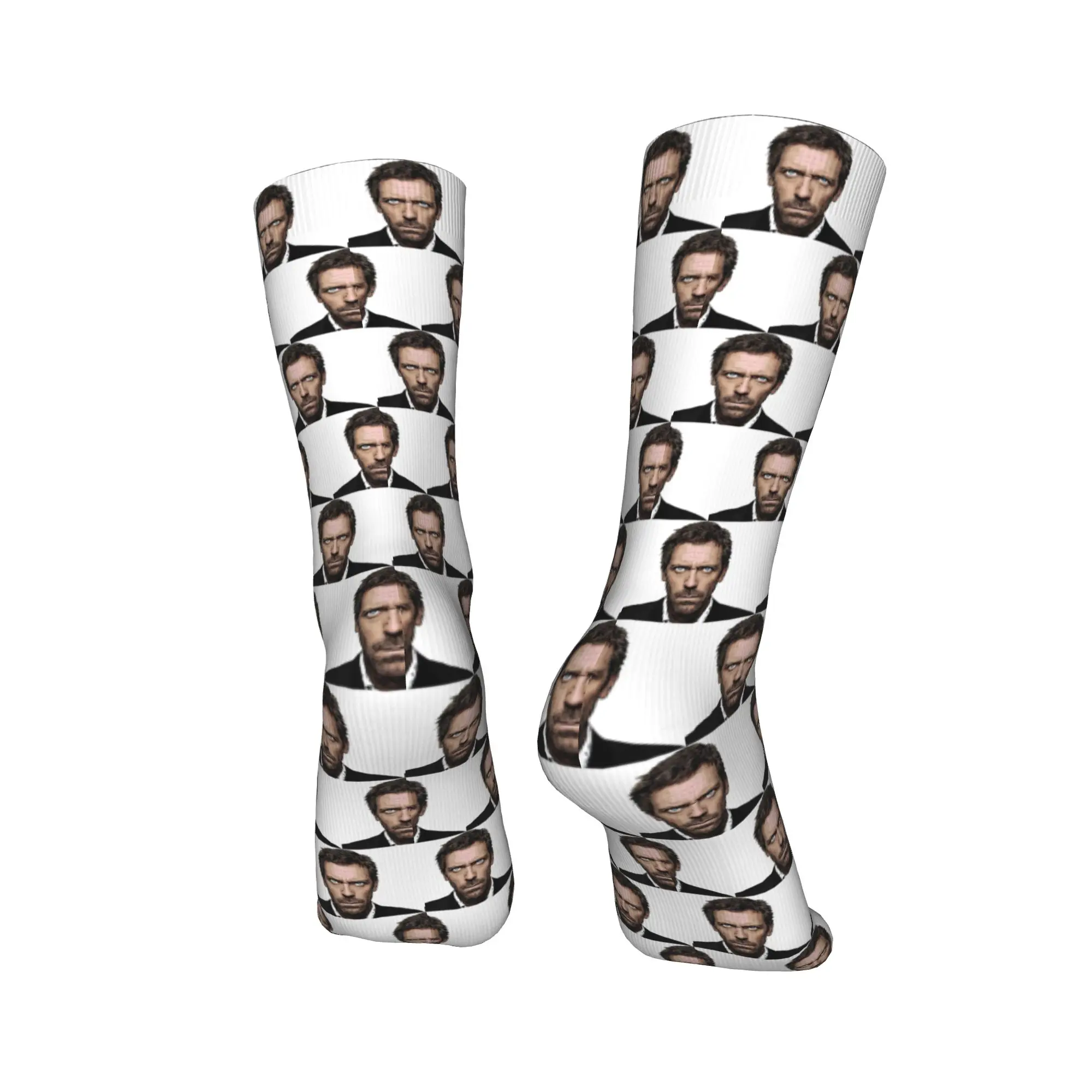 التلفزيون الأمريكي دكتور جريجوري هاوس رئيس طباعة جوارب موضة الجوارب الرجالية جوارب ناعمة الرياضات الشتوية عدم الانزلاق الجوارب هدية #4