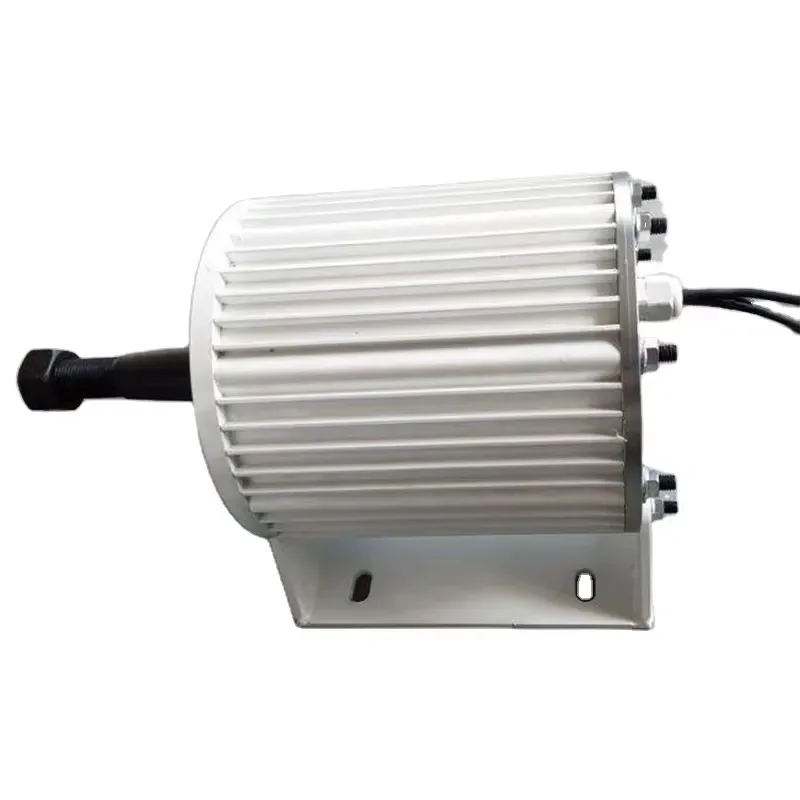 1KW Permanent Magnet Synchronous Wind Turbine Generator 1000W Low Torque Free Energy Power System with Mounting Base for Home