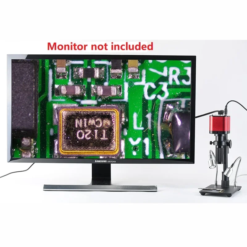 4K Digital Microscope 2160P/1080P HDMI-Compatible USB Industrial Electronic Video Microscope Camera for Phone CPU PCB Repair