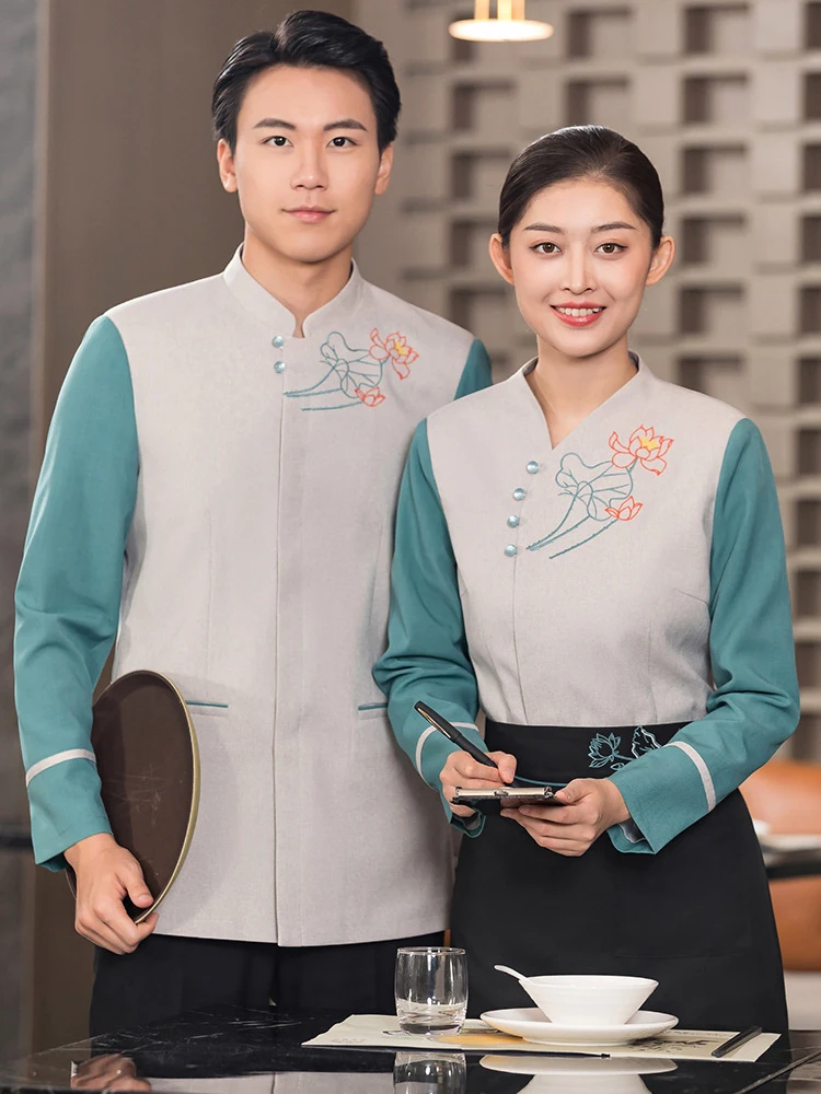 lotus-style-waiter-workwear-for-women-in-chinese-style-restaurants-hotels-and-hot-pot-restaurants-long-sleeved-workwear-for-a