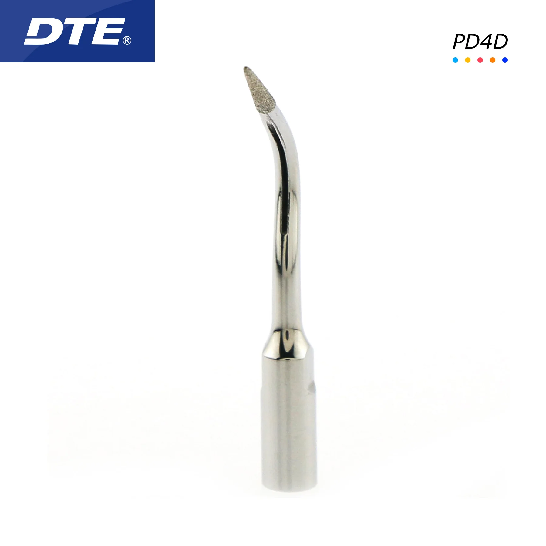 DTE dentystyczne ultradźwiękowe Piezo skaler powlekane diamentem końcówki PD4D Fit DTE/NSK SATELEC