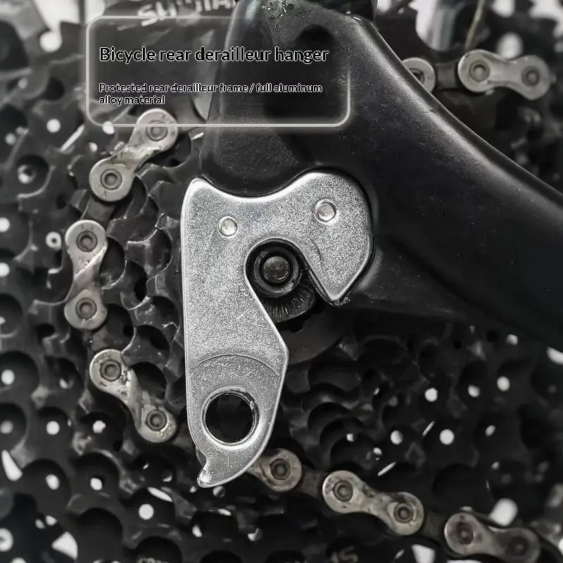 1PC Universal Road Bike Tail Hook Racing Cycling Mountain Rear Derailleur Hanger Gear Dropout Hangers With Screws