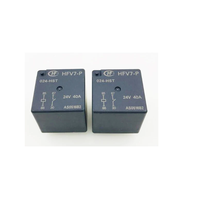 

HOT NEW HFV7-P 024-HST HFV7P024HST DC24V 24VDC 24V 40A relay 4PIN